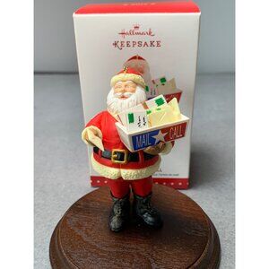 Hallmark Keepsake 2015 Military Mail Call Christmas Ornament Santa Decoration